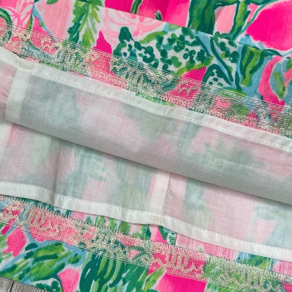 Lilly Pulitzer Sleeveless Summer Resort Party Pink Jungle Animal Print Dress - Picture 10 of 12